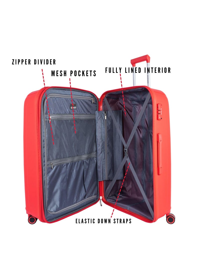 SONADA Unbreakable Luggage Set of 3 With 4 Double Wheel  - Image 4