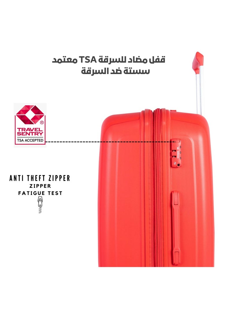 SONADA Unbreakable Luggage Set of 3 With 4 Double Wheel  - Image 5