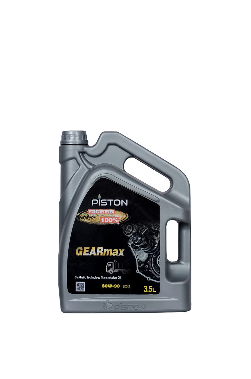 PISTON Gear Max 80W-90 EDS 3 Synthetic Technology Gear Oil (3.5 L) - Image 5
