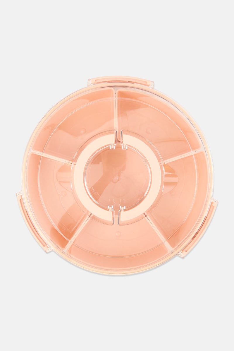 COOK WITH COLOR Rotating Snack Tray 470ml, Peach - Image 2