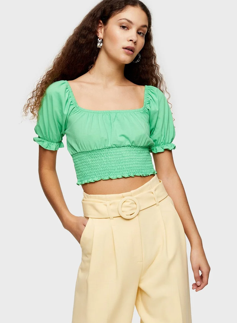 TOPSHOP Square Neck Top