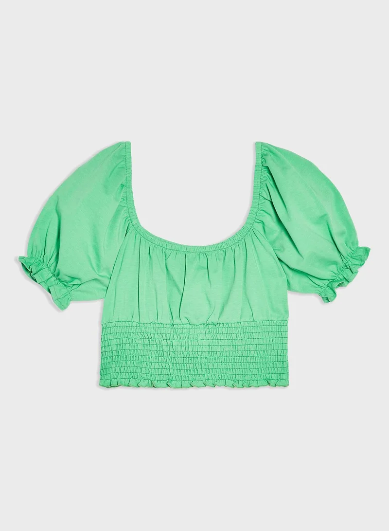 TOPSHOP Square Neck Top