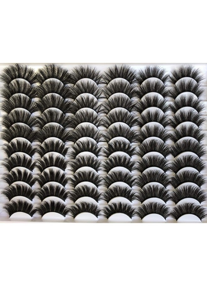 Gmagictobo Fluffy Eyelashes 20Mm Dramatic Wholesale Faux Mink Lashes Pack 6 Styles 30 Pairs 8D Thick False Eyelashes Makeup Eye Lashes Bulk - Image 1