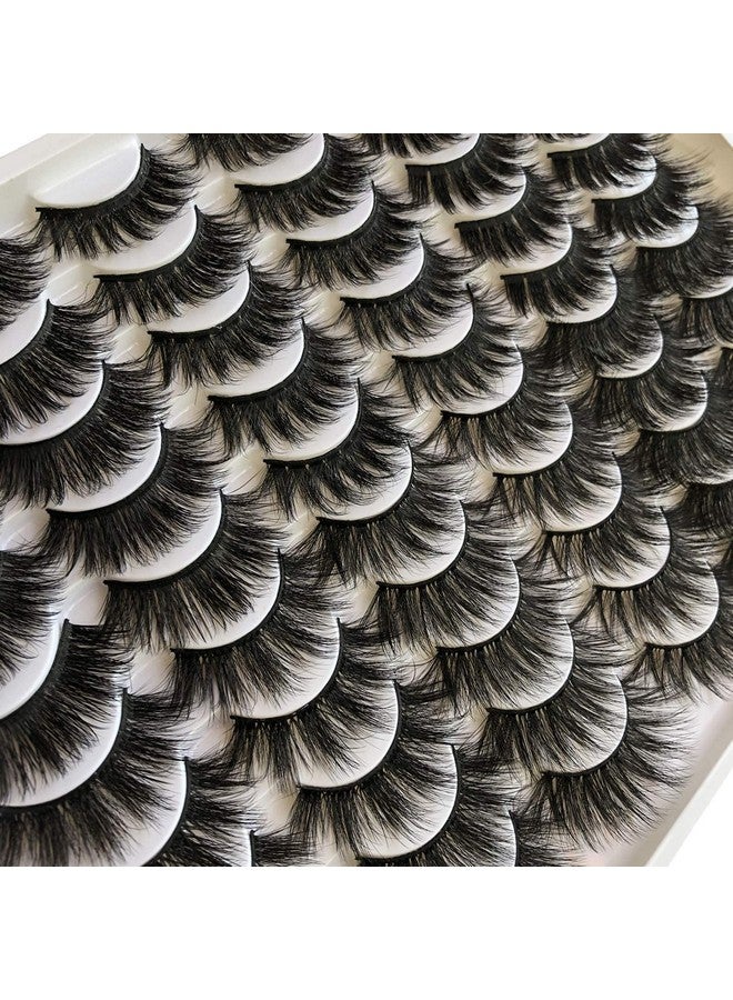 Gmagictobo Fluffy Eyelashes 20Mm Dramatic Wholesale Faux Mink Lashes Pack 6 Styles 30 Pairs 8D Thick False Eyelashes Makeup Eye Lashes Bulk - Image 5