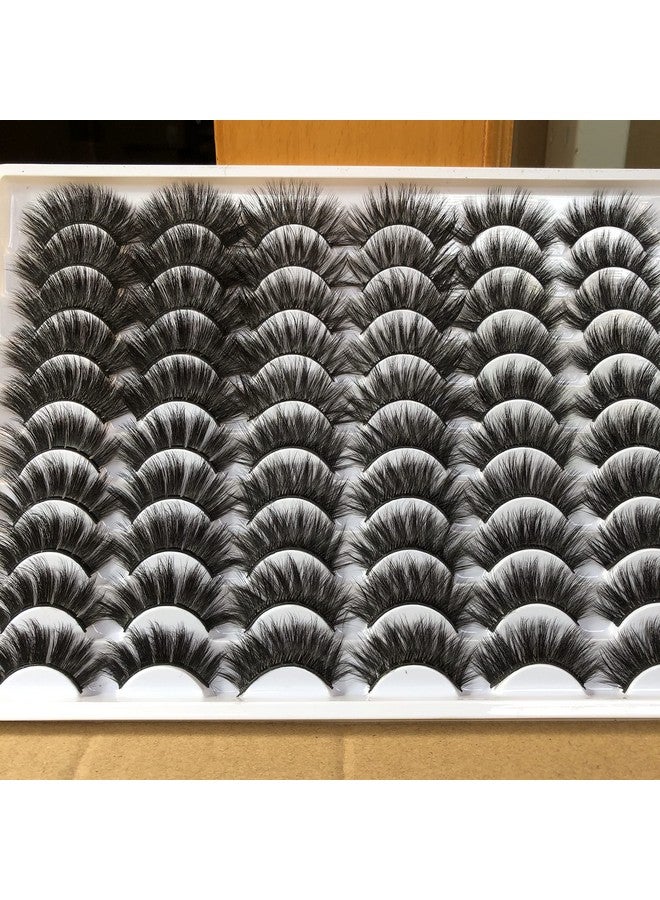 Gmagictobo Fluffy Eyelashes 20Mm Dramatic Wholesale Faux Mink Lashes Pack 6 Styles 30 Pairs 8D Thick False Eyelashes Makeup Eye Lashes Bulk - Image 4