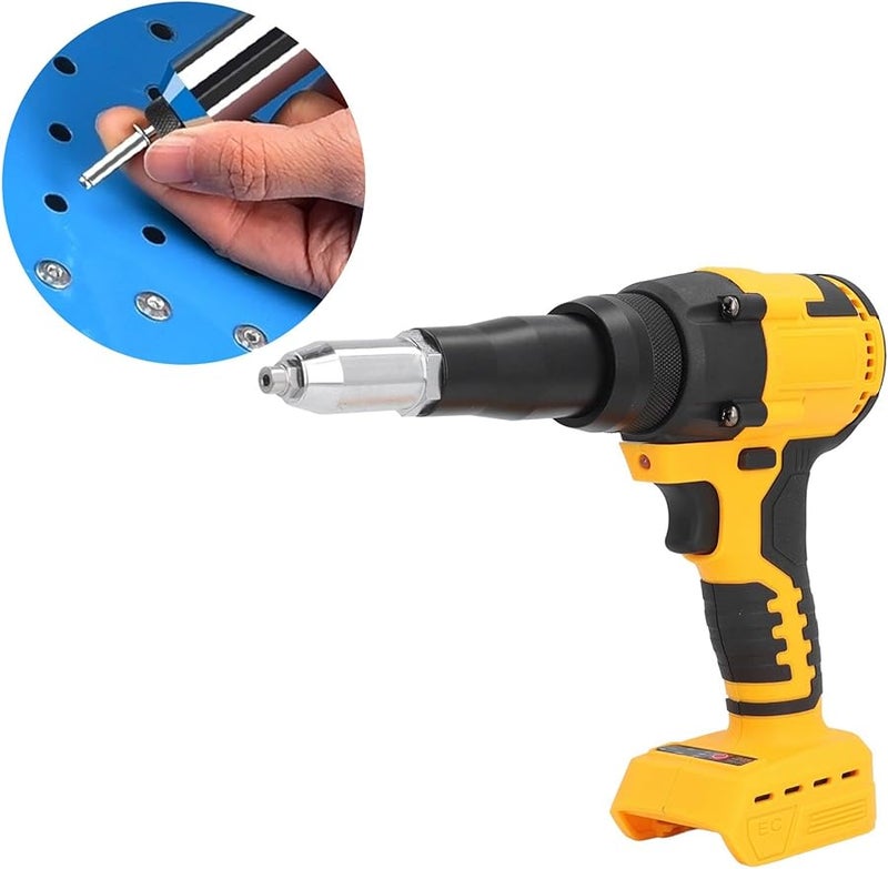 مسدس ريفت كهربائي بدون فرشاة أوتوماتيكي لاسلكي 20 فولت مع ضوء LED 3 2 4 8 مم - Image 4