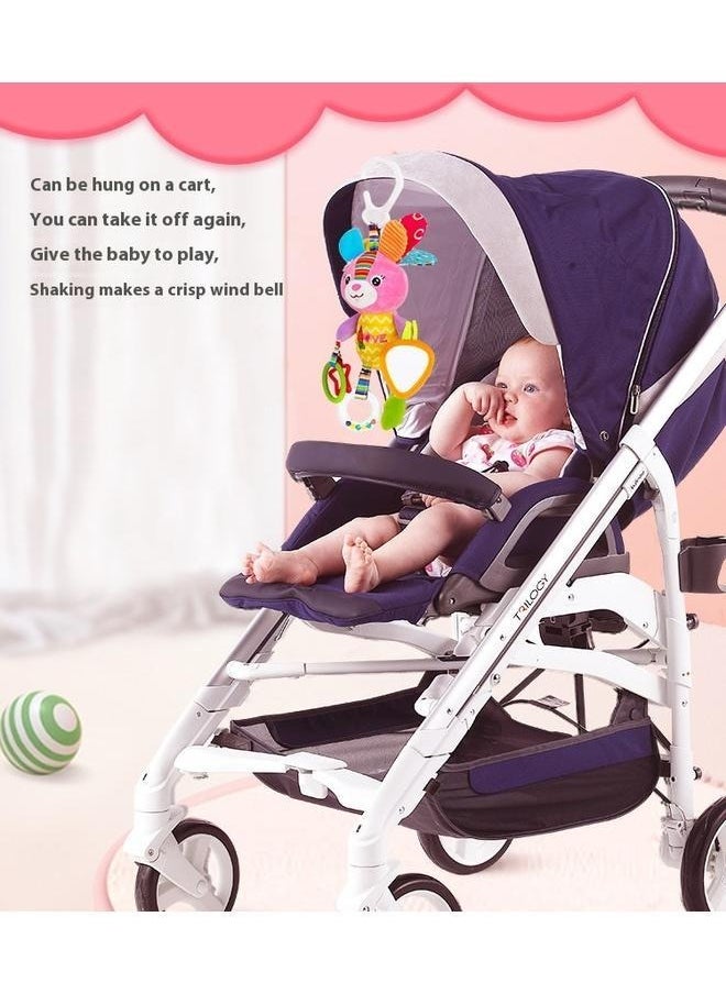 yongsheng Baby Hanging Rattle Toys Plush Animal Stuffed Handbells Educational Toys for Stroller Crib，Infant Plush Stroller  - Image 3