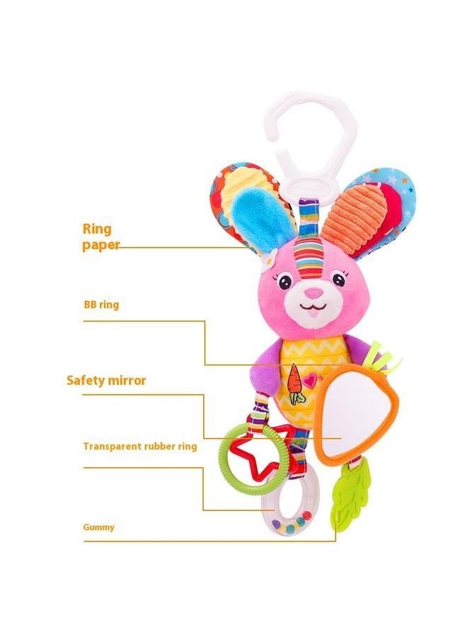 yongsheng Baby Hanging Rattle Toys Plush Animal Stuffed Handbells Educational Toys for Stroller Crib，Infant Plush Stroller  - Image 5