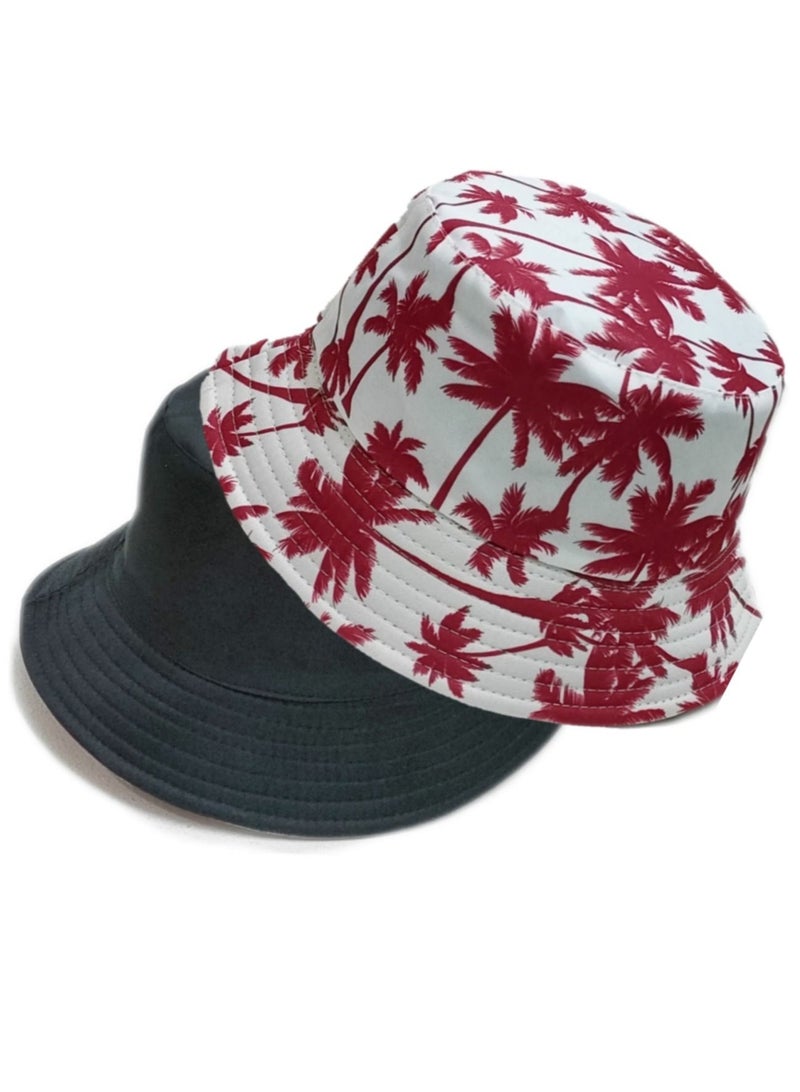 Trend Double face Fisherman Hat For Women Men Portable Folding Hat Spring Summer Fashion Outdoor Sunshade Hat - Image 1