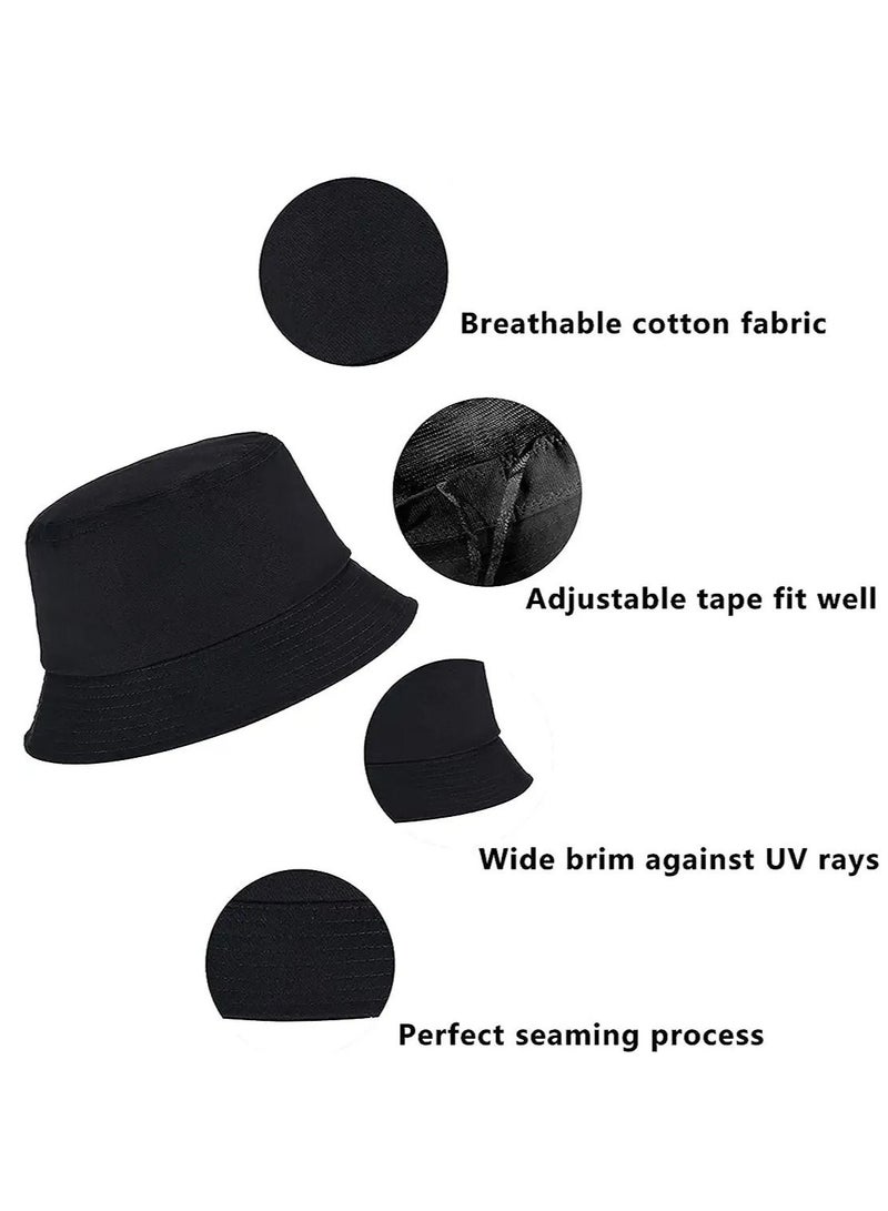 Trend Double face Fisherman Hat For Women Men Portable Folding Hat Spring Summer Fashion Outdoor Sunshade Hat - Image 3