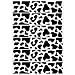 Fukaisu 6pcs Cow Print Edible Cake Borders 28x62cm1102x244 Inch Cute Edible Wrap Strips PreCut Glutinous Rice Paper Birthday Cake Decorations Cow Theme Birthday Party Decor Supplies - Image 2