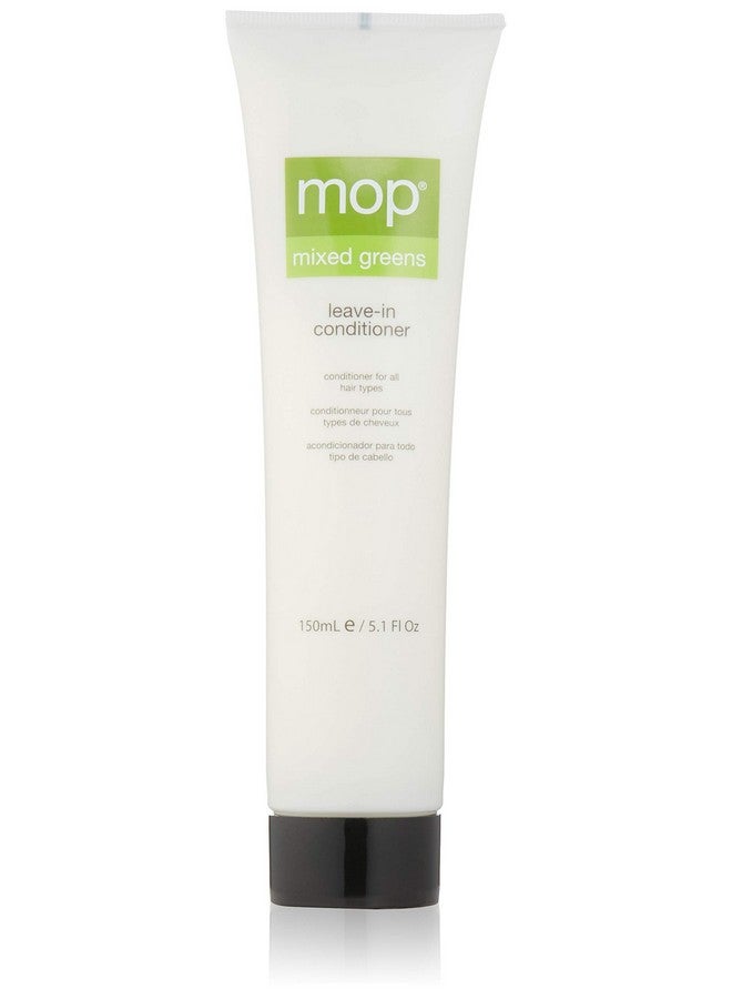 Mop Mixed Greens Leavein Conditioner 5.1 Fl Oz. Vitamins A & E Protect & Strengthen Hair Adds Shine & Moisture For All Hair Types - Image 1