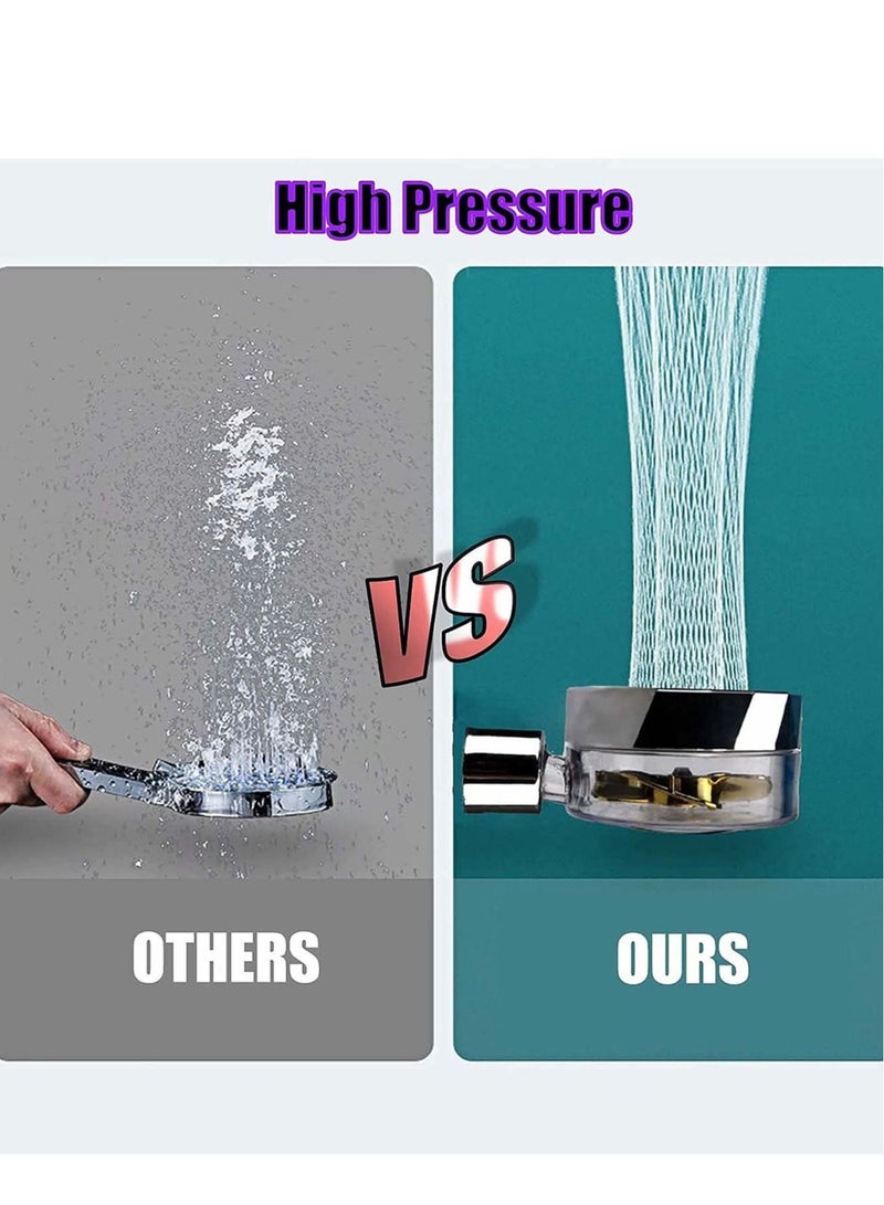 High Pressure Handheld Turbocharged Shower Head With Filter - Image 2