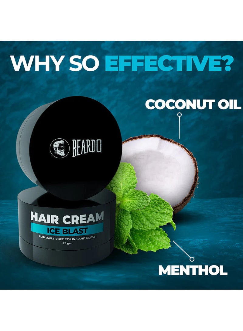 BEARDO Ice Blast Hair Cream 75g - Image 3