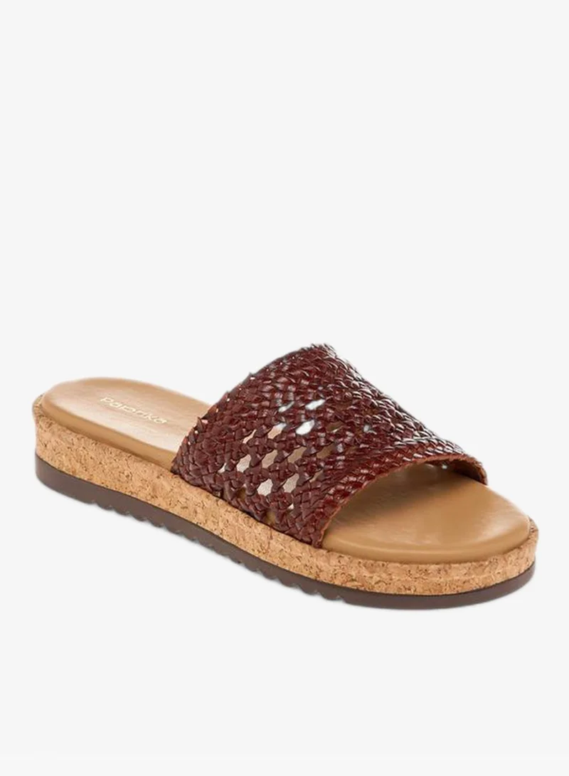 بابريكا Braid Textured Slip-On Comfort Sandals
