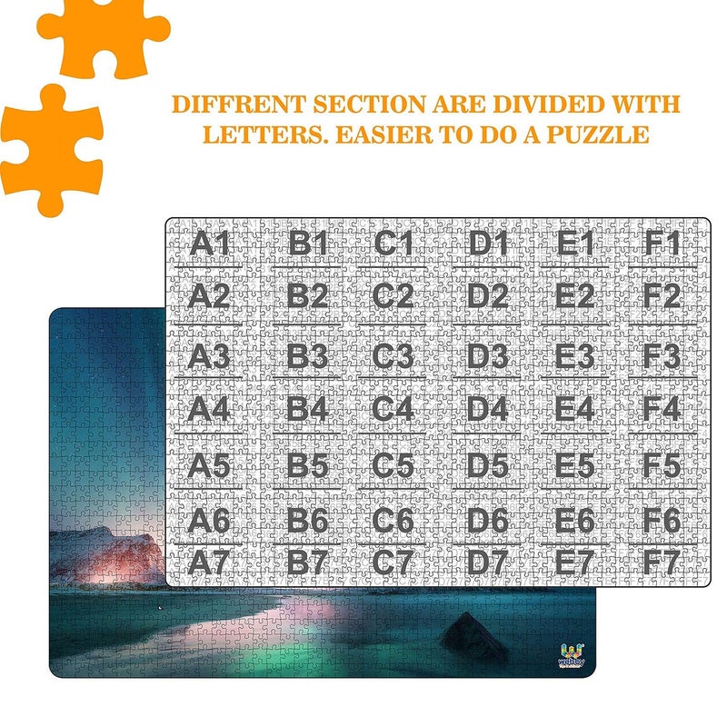 Webby Aurora Borealis Jigsaw Puzzle | Best Gift for Teenager | Fun and Challenging | Puzzle for Adult and 14+ Kids, 1000 Pcs Puzzle - Image 4