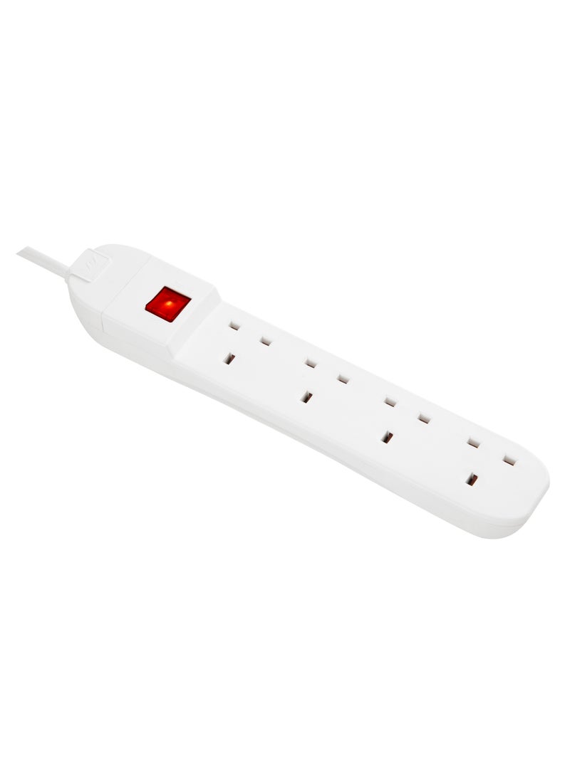 MASTERPLUG 4 Socket 3 Meter Extension Lead With Safety Overload Protection  - Image 3