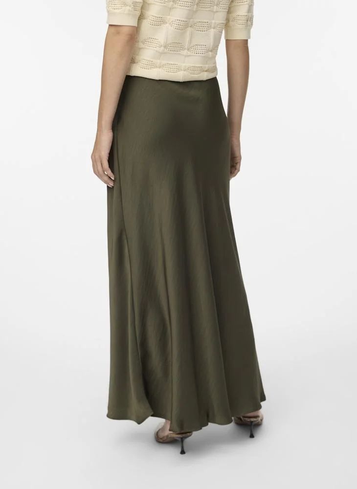 VERO MODA Satin Maxi Skirt