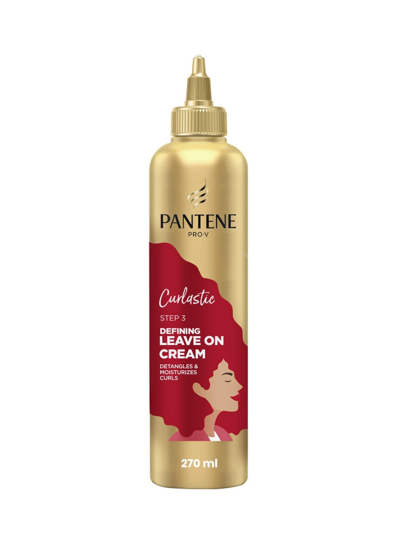 Head & Shoulders Pantene Pro-V Curlastic Defining Anti-Frizz Leave-On Cream, 270ml - Image 1