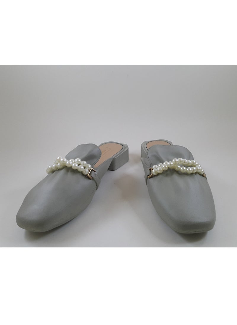 FASHION - Women Casual Mule Light Green Color - Image 1