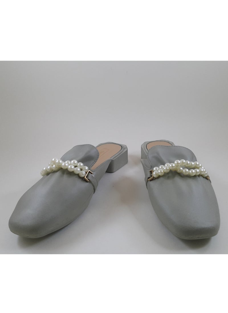 FASHION - Women Casual Mule Light Green Color - Image 1