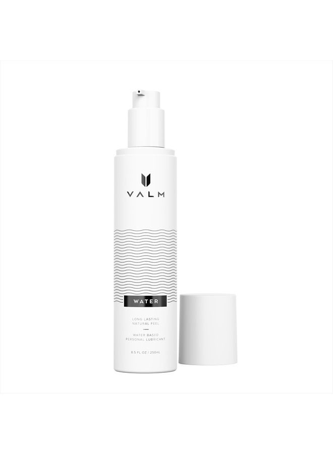 VALM Water Based Personal Lubricant - For Women, Men, And Couples - 8.5 Ounce Pump - Image 1