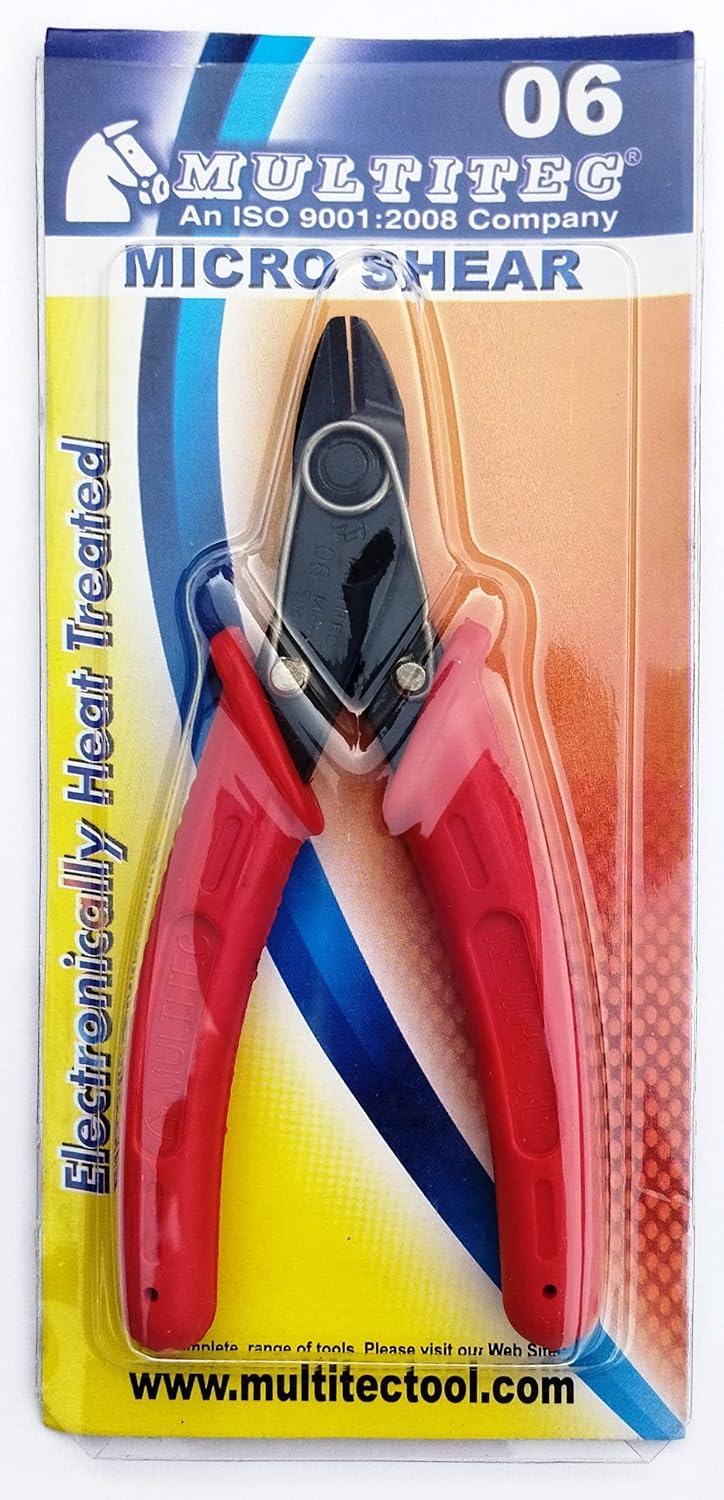 Multitec Industries Ltd Multitec 6 Alloy Steel Nippers and Micro Shears Red - Image 4