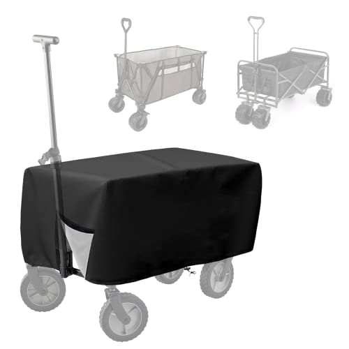 BATTIPAW Outdoor Folding Wagon Protective Cover - 600D Oxford Cloth, Waterproof, Heavy-Duty, Dustproof for Collapsible Wagon Carts - Image 1