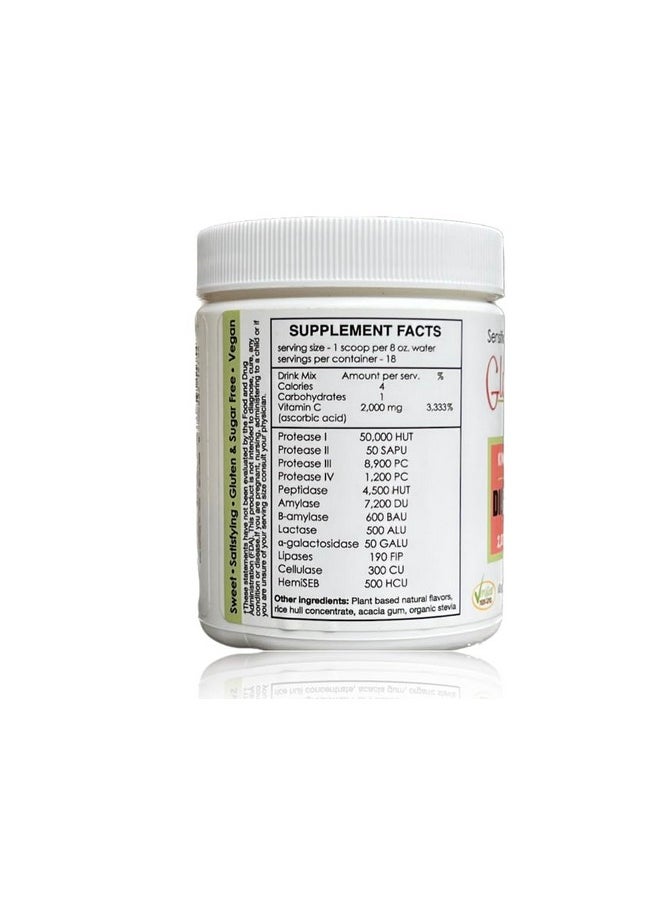Sufficient-C Sufficient C - Glutenizer Force Plus Kiwi-Strawberry Digestive-Ade Drink Mix - Premium, Full Spectrum Vegan enzymes Plus 2,000 mg. Gut Healing Vitamin C - Acid Indigestion & Stomach Bloat Solution  - Image 2