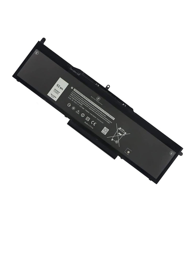 Zexen VG93N 11.4V 92Wh Replacement Laptop Battery Compatible for Dell Latitude 5580 5590 5591 E5580 E5591 Precision 15 3520 3530 M3520 M3530 Series Notebook WFWKK 0WFWKK 0VG93N - Image 1