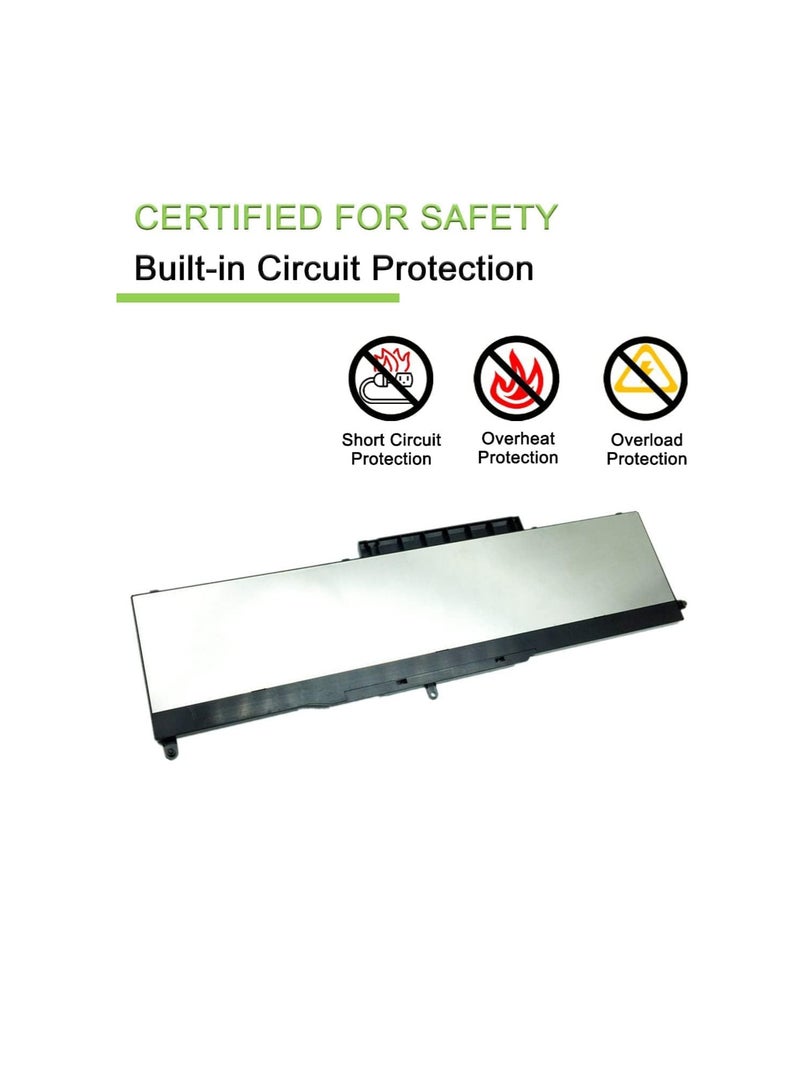 Zexen VG93N 11.4V 92Wh Replacement Laptop Battery Compatible for Dell Latitude 5580 5590 5591 E5580 E5591 Precision 15 3520 3530 M3520 M3530 Series Notebook WFWKK 0WFWKK 0VG93N - Image 5