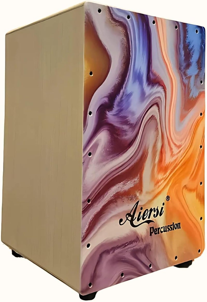 Aiersi Cajon Music Box - Professional Percussion Instrument Made from Russia Birch Wood with Carry Bag - Image 1