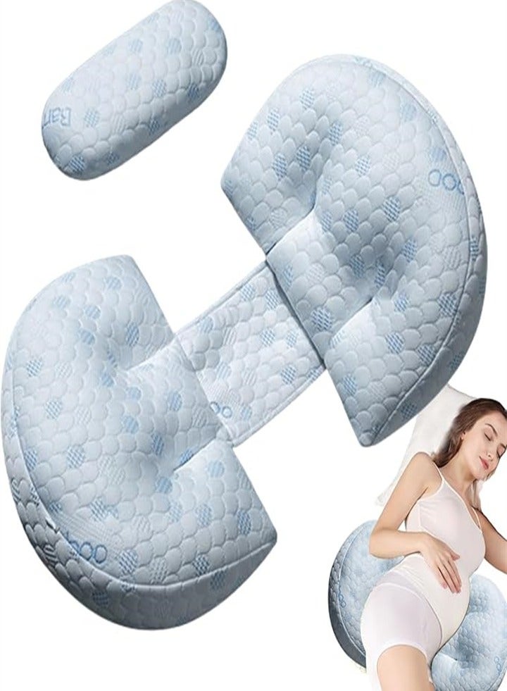 Ergonomic New Sleeping Pregnancy Pillow, Protective U-Shaped Lumbar Pillow Pregnancy Accessories - Image 4