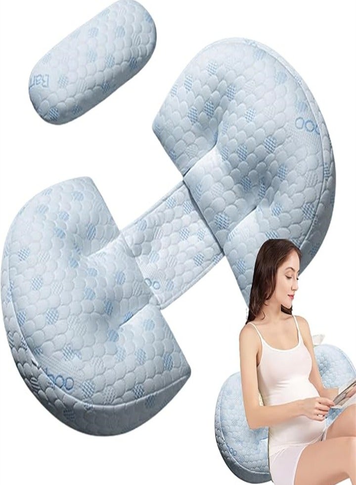 Ergonomic New Sleeping Pregnancy Pillow, Protective U-Shaped Lumbar Pillow Pregnancy Accessories - Image 1