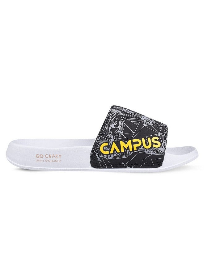 كامبس حذاء Campus Men's SL-423 BLK/MSTD Sliders - 9UK/India SL-423 - Image 2