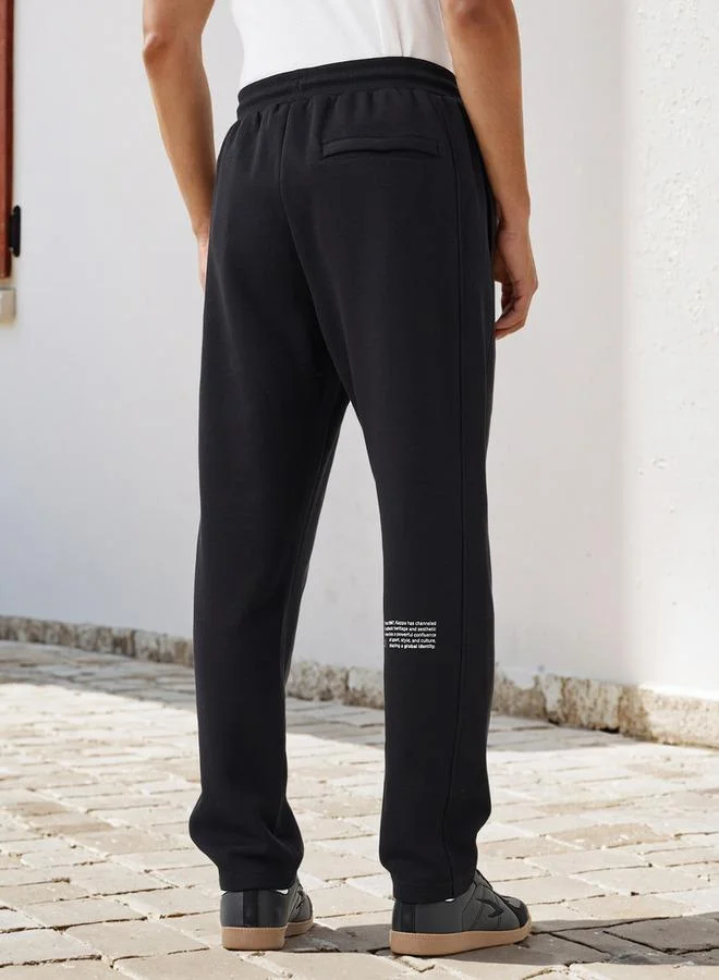 Kappa  Kappa Logo Print Joggers with Pockets for Men | Best Price UAE