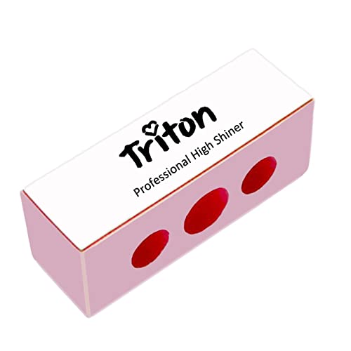 TRITON Professional 2 in 1 Nail High Shiner Polisher Buffer Sand Filer Smooth and Soft Manicure and Pedicure Buffing Tool With Finger Grip - Image 1