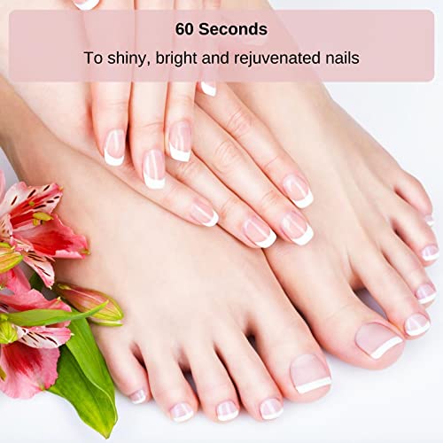 TRITON Professional 2 in 1 Nail High Shiner Polisher Buffer Sand Filer Smooth and Soft Manicure and Pedicure Buffing Tool With Finger Grip - Image 2