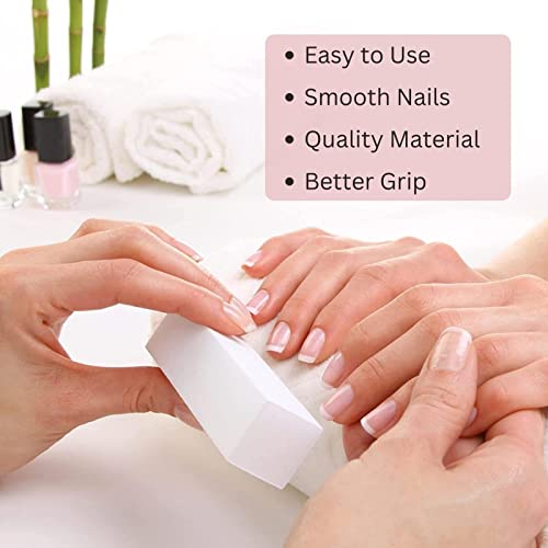 TRITON Professional 2 in 1 Nail High Shiner Polisher Buffer Sand Filer Smooth and Soft Manicure and Pedicure Buffing Tool With Finger Grip - Image 3