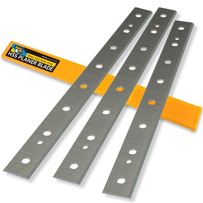 شفرات مخطط HSS لأدوات DeWalt DW735 7352 735X مع استبدال مزدوج الحافة مقاس 13 بوصة مجموعة واحدة (3 قطع)