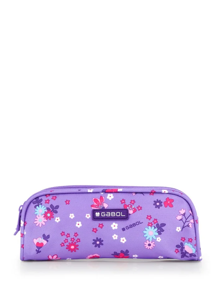 GABOL Gabol Violet Kids Double Pencil Case Lightweight for Preschool Boys Girls