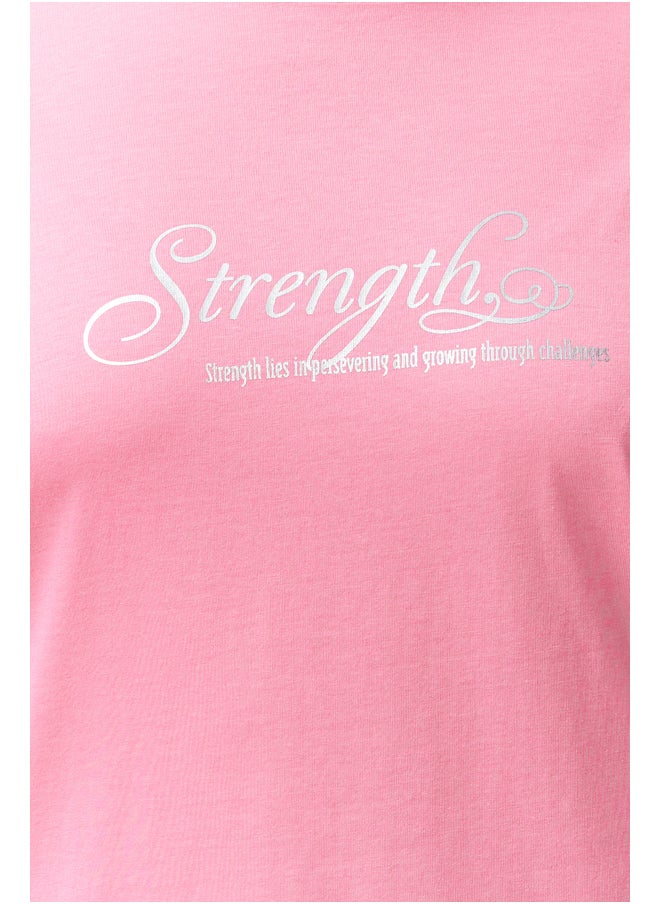 Pink Printed Oval Cut Boyfrind Knitted T-shirt TBBSS24BF00056 - pzsku/Z9BB05992D12BD3140033Z/45/_/1730940725/1cd20692-e7bb-44db-a5bd-9c32168e4084