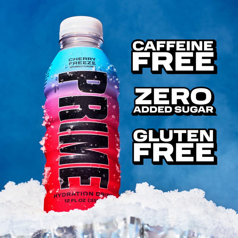 PRIME HYDRATION Variety - Blue Freeze, Cherry Freeze, ICE POP Sports Drinks, Electrolyte Enhanced for Ultimate Hydration, 250mg BCAAs, B Vitamins, Antioxidants, Low Sugar, 12 Fl Oz, 15 Pack - Image 4