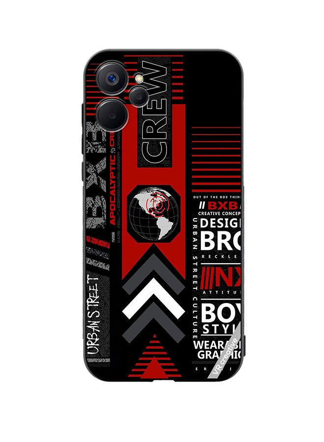 VR CREATIVE Protective Case Cover For Realme 9i 5G Bxb Logo Design Multicolour - Image 1