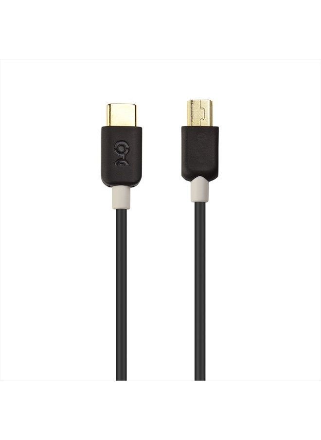 Cable Matters - USB C to Mini USB Cable (Mini USB to USB C Cable) 3.3 Feet in Black - Image 1