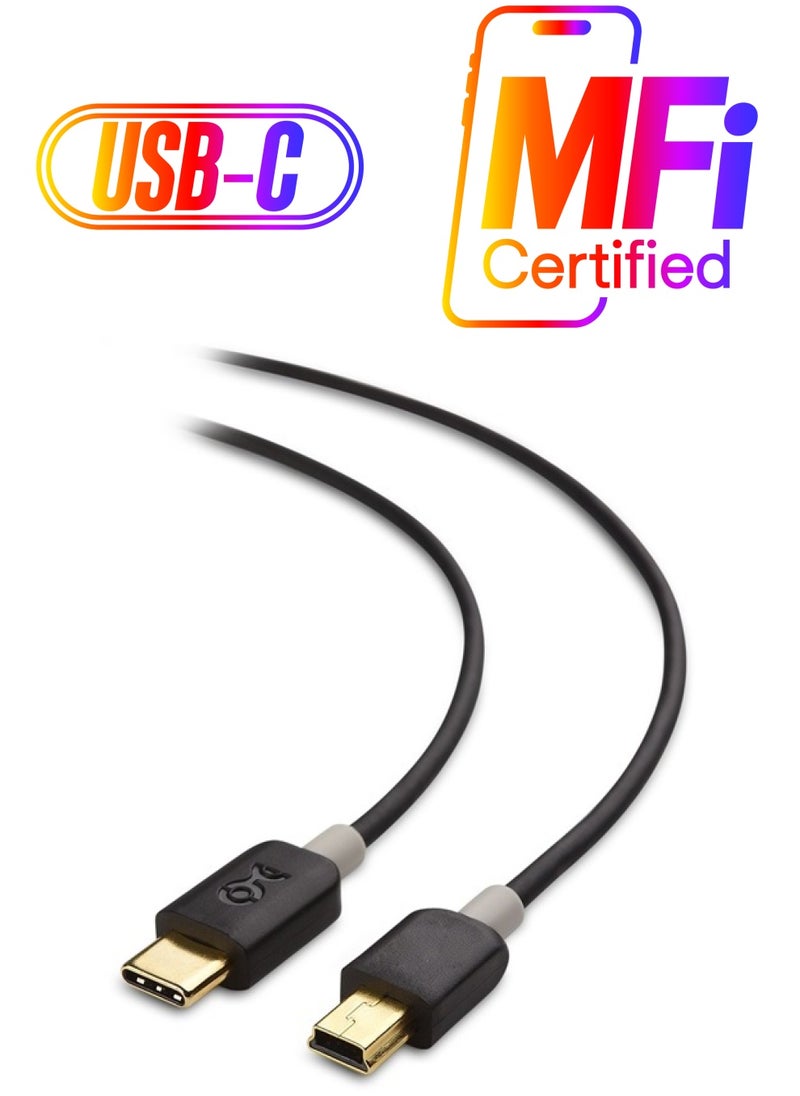 Cable Matters - USB C to Mini USB Cable (Mini USB to USB C Cable) 3.3 Feet in Black - Image 1