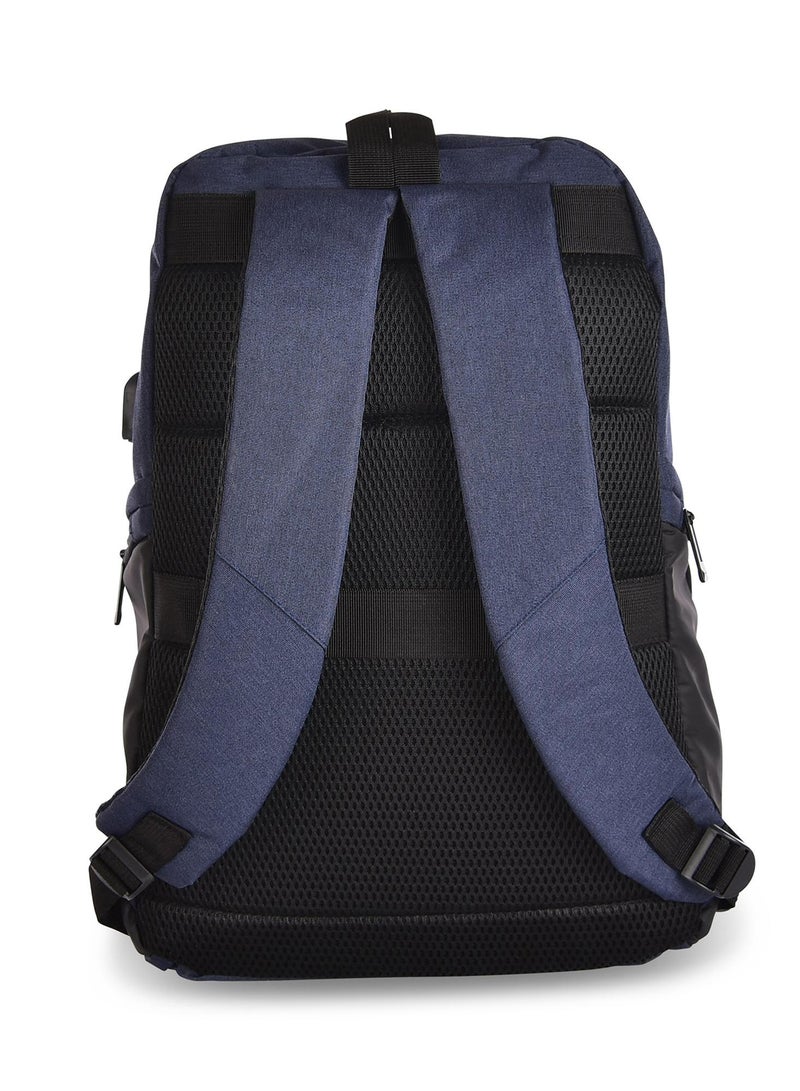 تراك حقيبة الظهر من تراك بمنفذ USB ، قماش لون أسود - Image 4