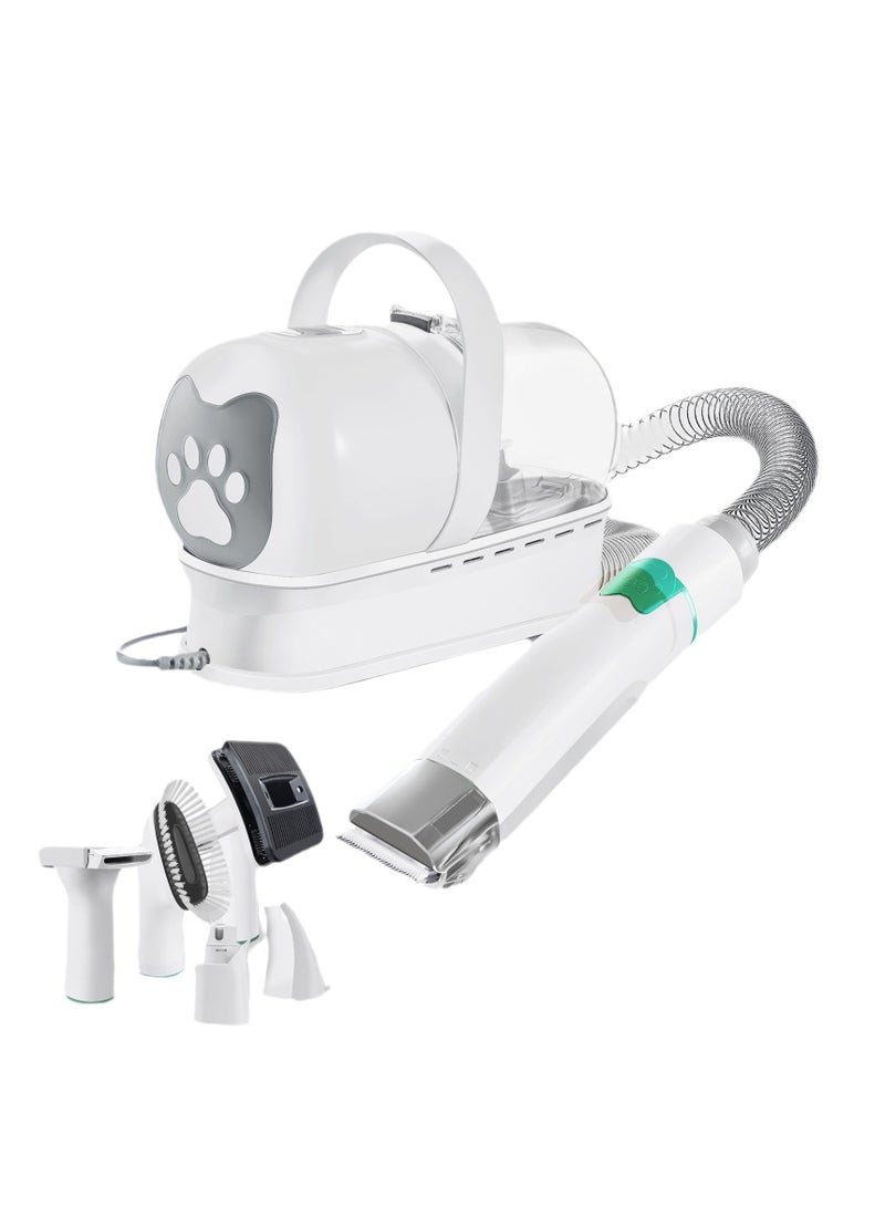 general 7 in 1 multi-functional pet hair trimmer dog cat vacuum set, vacuum trimming and shaving integrated - Image 5