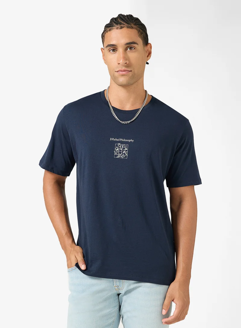 JJ Rebel Graphic Print Regular Fit T-Shirt