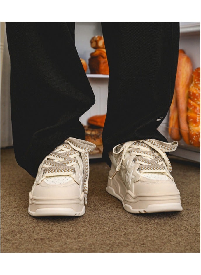 KUYING New Thick Sole Elevated Board Shoes  - Image 3